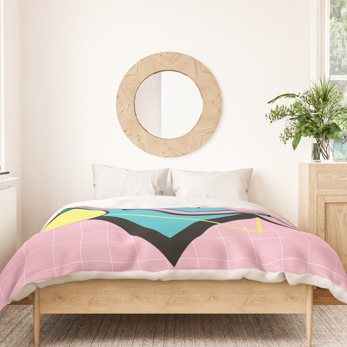 Memphis pattern 73 - 80s / 90s Retro Duvet Cover Gallery Image 3