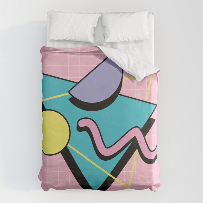 Memphis pattern 73 - 80s / 90s Retro Duvet Cover Gallery Image 1