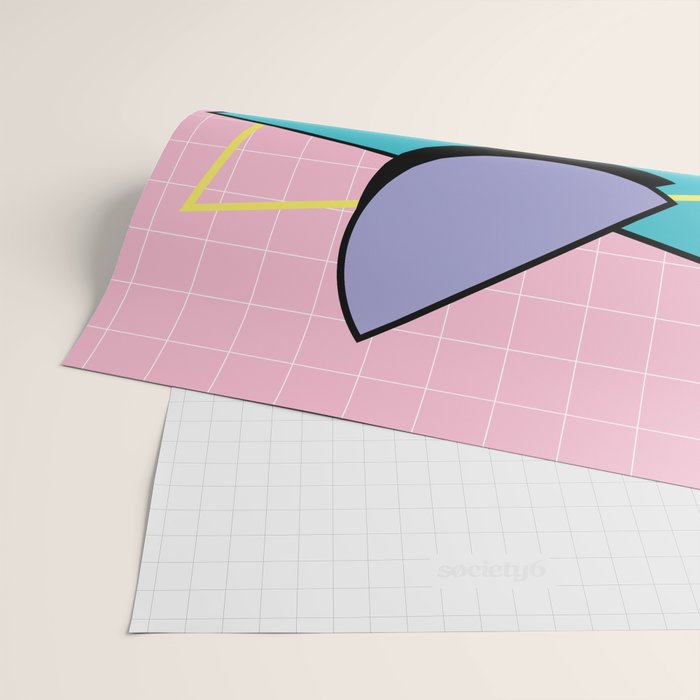 Memphis pattern 73 - 80s / 90s Retro Wrapping Paper Gallery Image 2