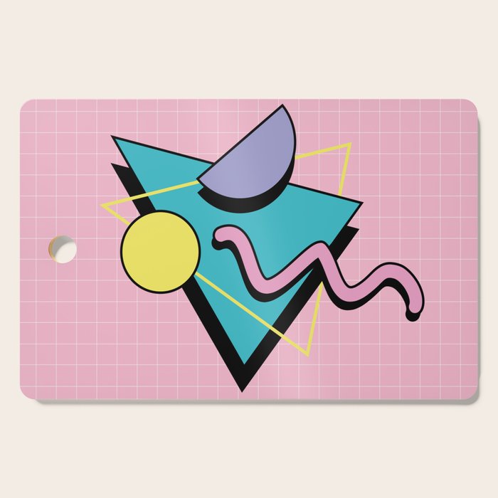 Memphis pattern 73 - 80s / 90s Retro Cutting Board Gallery Image 1