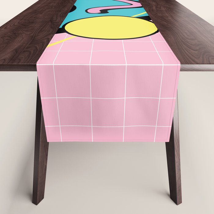 Memphis pattern 73 - 80s / 90s Retro Table Runner Gallery Image 1