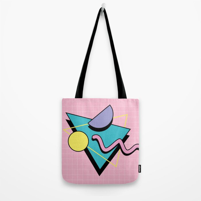 Memphis pattern 73 - 80s / 90s Retro Tote Bag Gallery Image 2