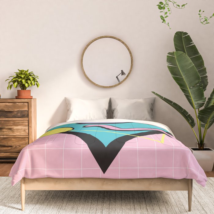 Memphis pattern 73 - 80s / 90s Retro Comforter Gallery Image 3