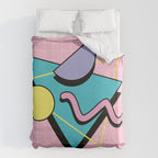 Memphis pattern 73 - 80s / 90s Retro Duvet Cover Gallery Image 6