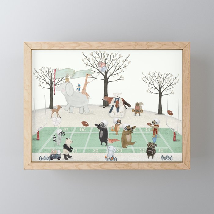 little football time Mini Art Print Gallery Image 1