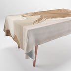 Palm Leaf Decoration Tablecloth Gallery Image 1