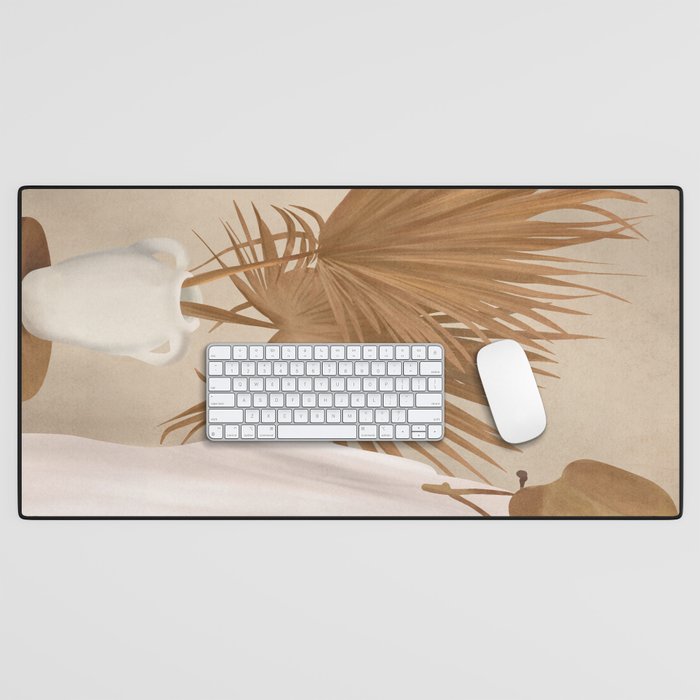 Palm Leaf Decoration Desk Mat Gallery Image 1