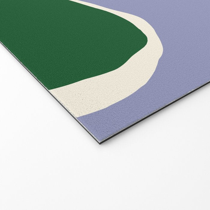 Retro minimal flower III Welcome Mat Gallery Image 2