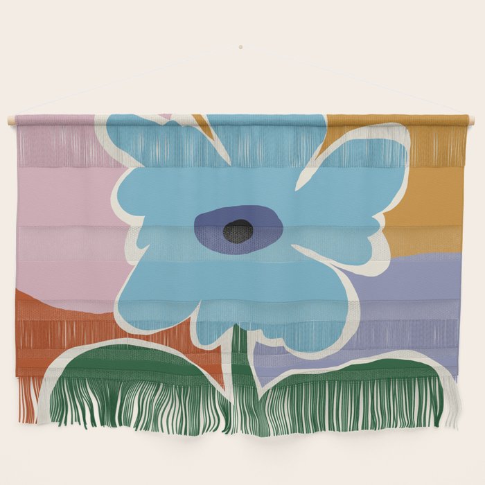 Retro minimal flower III Wall Hanging Gallery Image 1