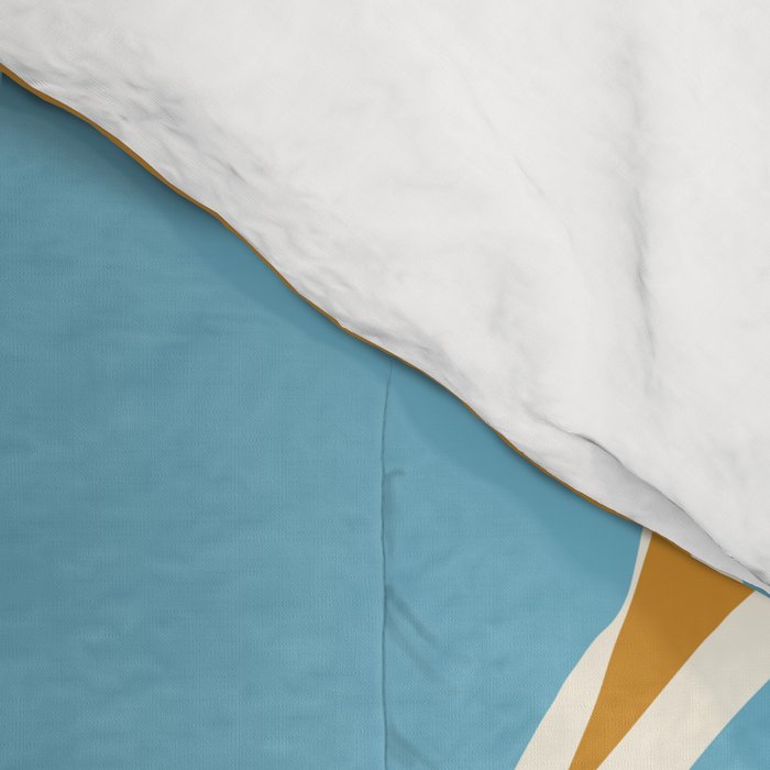 Retro minimal flower III Comforter Gallery Image 4