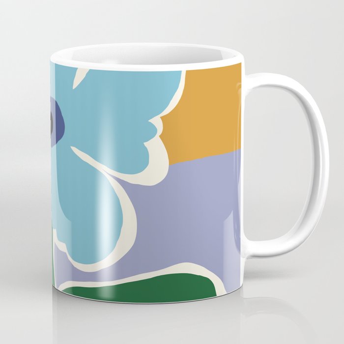 Retro minimal flower III Coffee Mug Gallery Image 1