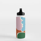 Retro minimal flower III Water Bottle Gallery Image 3