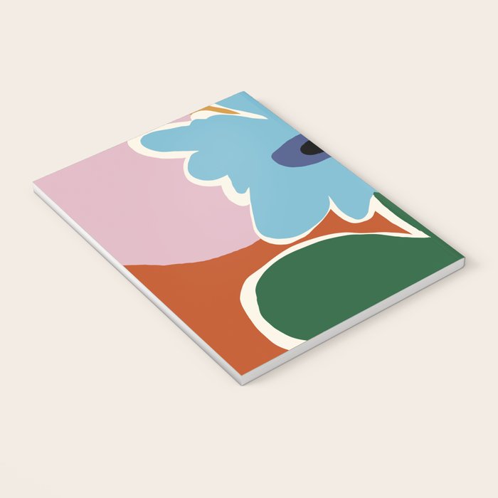 Retro minimal flower III Notebook Gallery Image 3