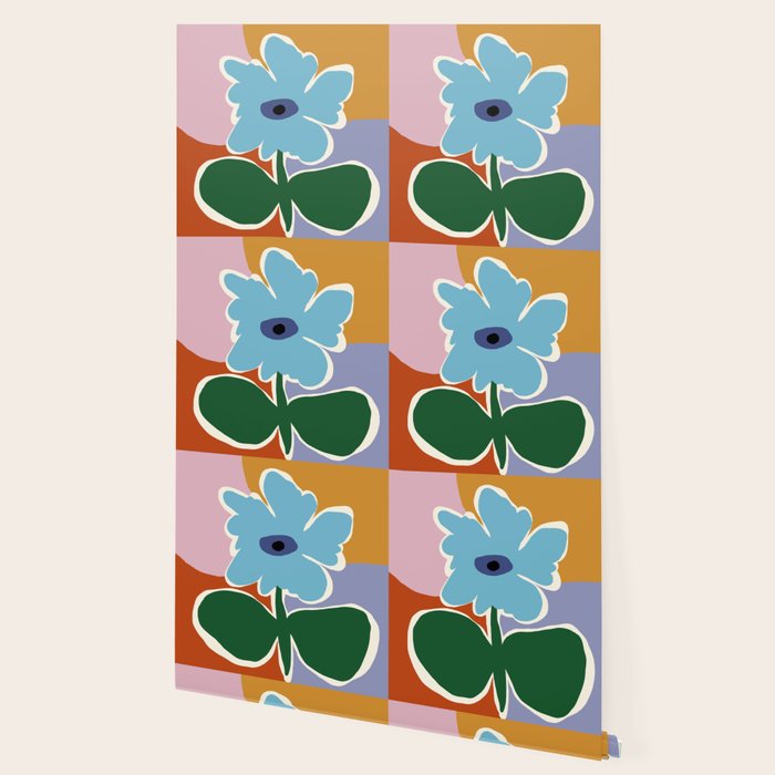 Retro minimal flower III Wallpaper Gallery Image 2