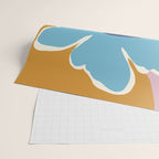 Retro minimal flower III Wrapping Paper Gallery Image 2