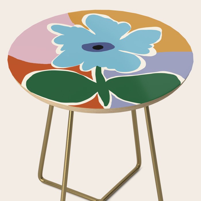 Retro minimal flower III Side Table Gallery Image 2