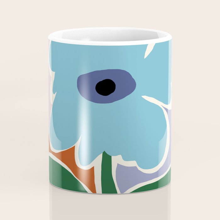 Retro minimal flower III Coffee Mug Gallery Image 4