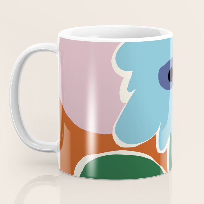 Retro minimal flower III Coffee Mug Gallery Image 3