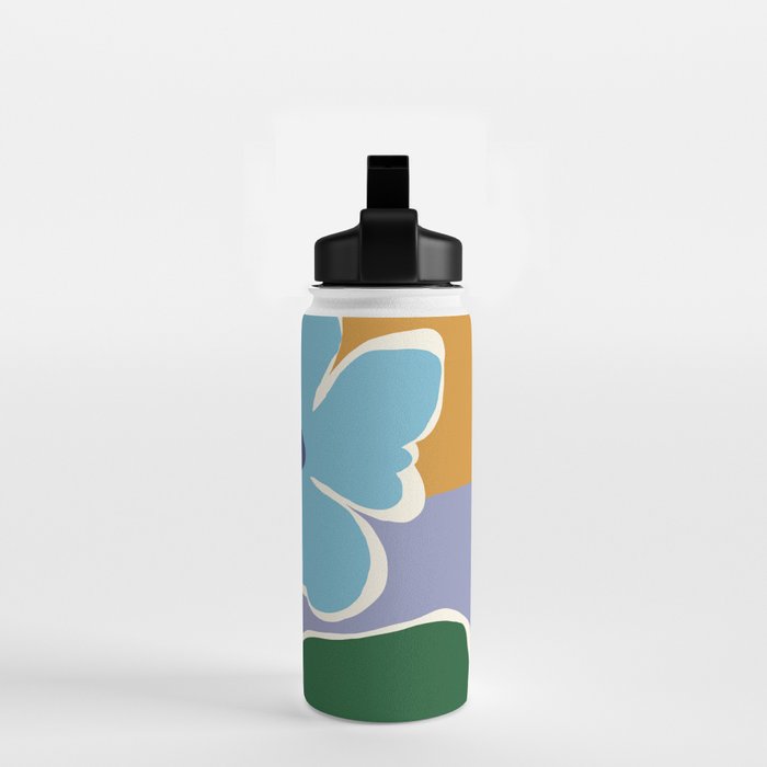 Retro minimal flower III Water Bottle Gallery Image 2