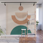 Minimal Geometric Shapes 108 Wall Mural Gallery Image 1