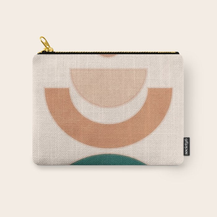 Minimal Geometric Shapes 108 Carry All Pouch Gallery Image 1