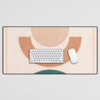 Minimal Geometric Shapes 108 Desk Mat Gallery Image 1