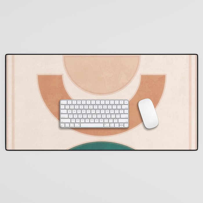 Minimal Geometric Shapes 108 Desk Mat Gallery Image 1