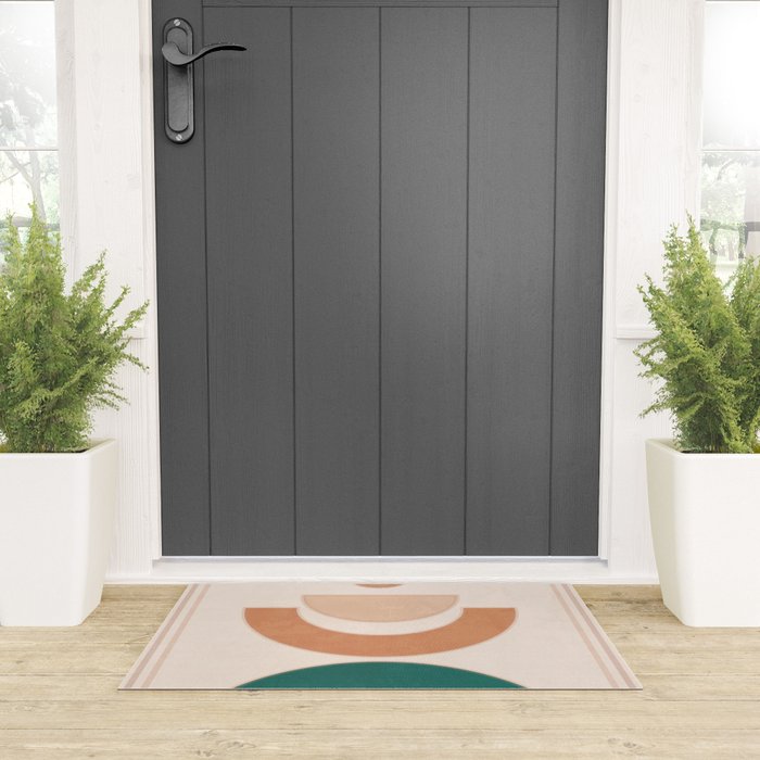 Minimal Geometric Shapes 108 Welcome Mat Gallery Image 3