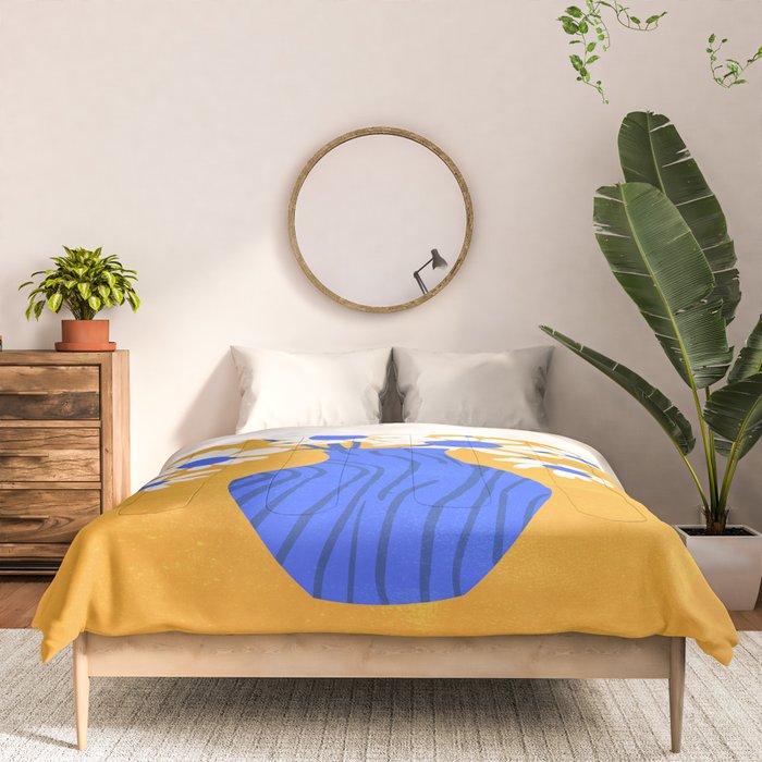 Flower Market 02: Los Angeles | Color Series Comforter Gallery Image 3