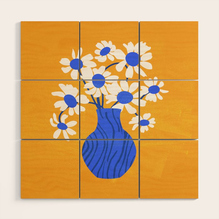 Flower Market 02: Los Angeles | Color Series Wood Wall Art Gallery Image 1