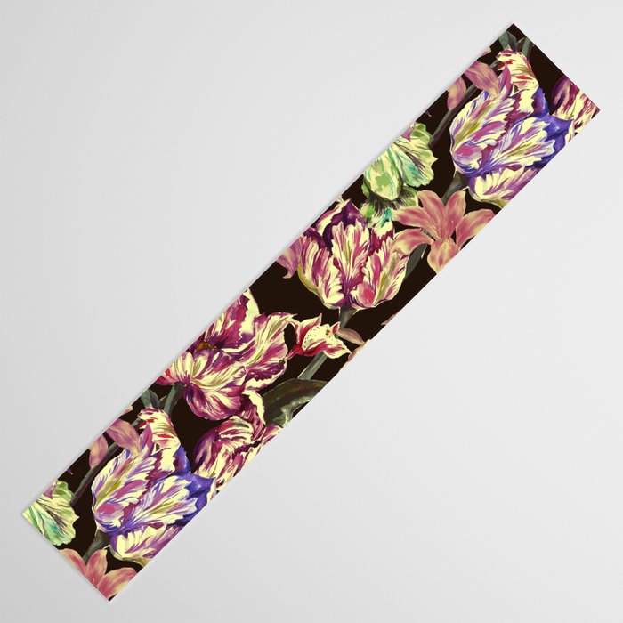 Watercolor Bloom in the Dark Table Runner Gallery Image 3