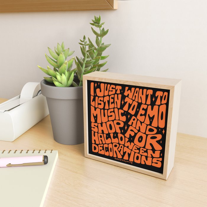 Emo Music and Halloween Decorations Mini Art Print Gallery Image 2