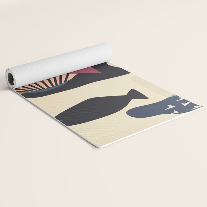 Shapes of the Sea Yoga Mat Gallery Image 2