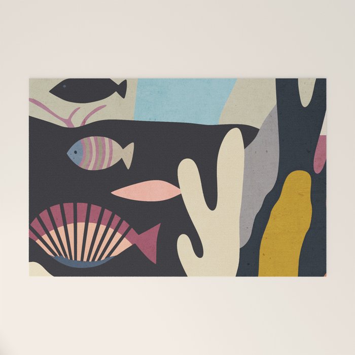 Shapes of the Sea Welcome Mat Gallery Image 1