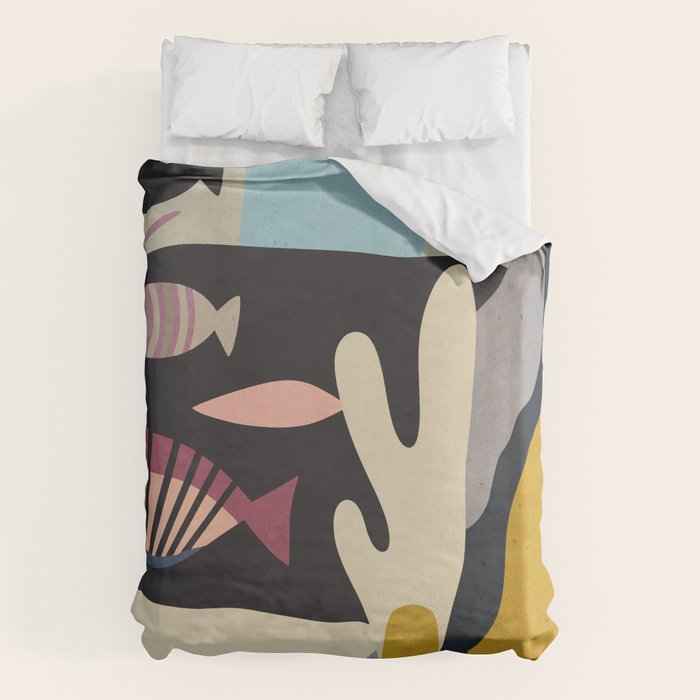 Shapes of the Sea Duvet Cover Gallery Image 1