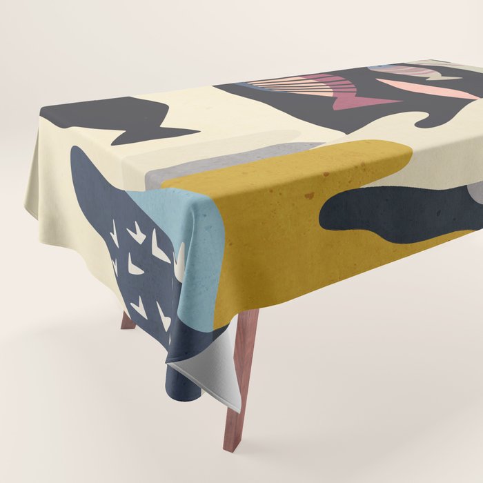 Shapes of the Sea Tablecloth Gallery Image 1