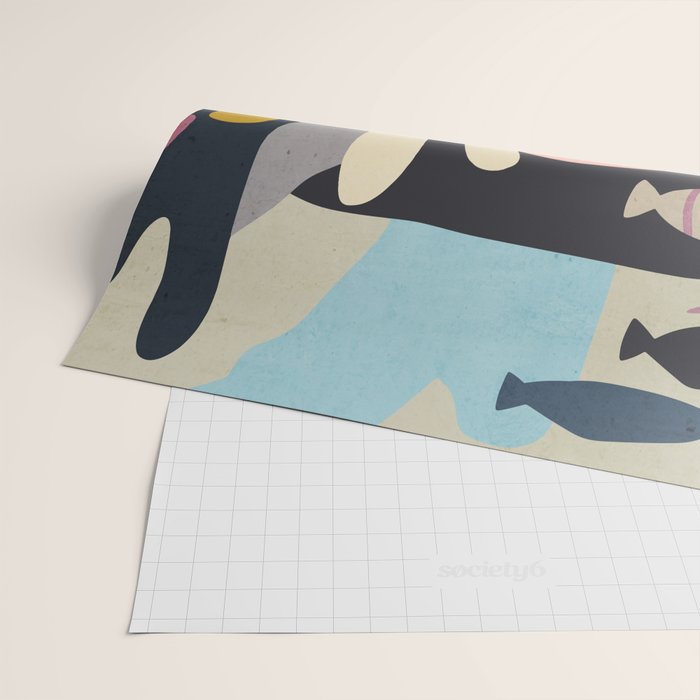 Shapes of the Sea Wrapping Paper Gallery Image 2