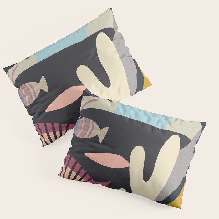 Shapes of the Sea Pillow Sham Gallery Image 3