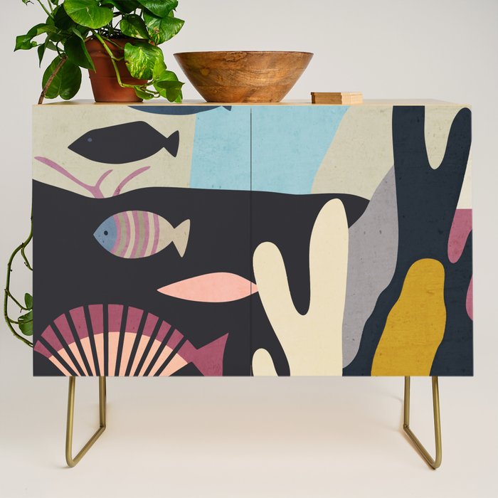 Shapes of the Sea Credenza Gallery Image 1