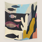 Shapes of the Sea Wall Tapestry Gallery Image 4