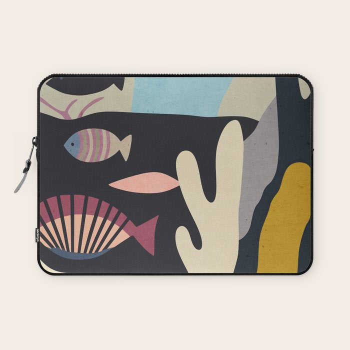 Shapes of the Sea Laptop Sleeve Gallery Image 1