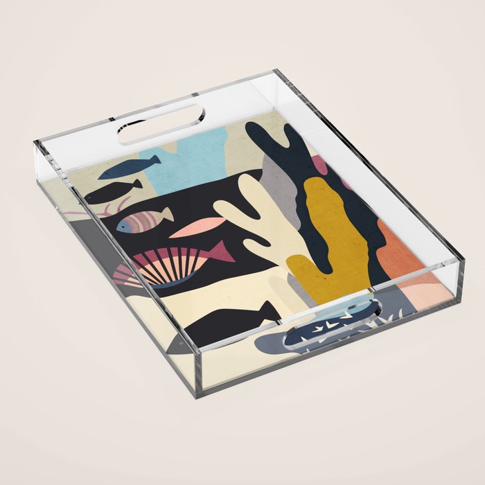 Shapes of the Sea Acrylic Tray Gallery Image 1