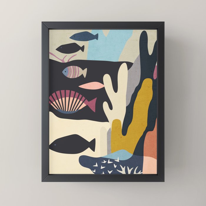 Shapes of the Sea Mini Art Print Gallery Image 3