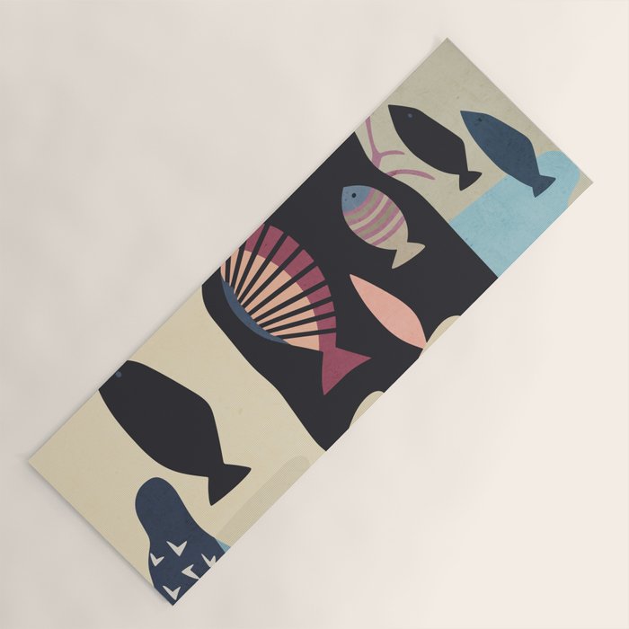 Shapes of the Sea Yoga Mat Gallery Image 1