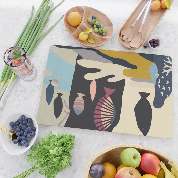 Shapes of the Sea Cutting Board Gallery Image 2