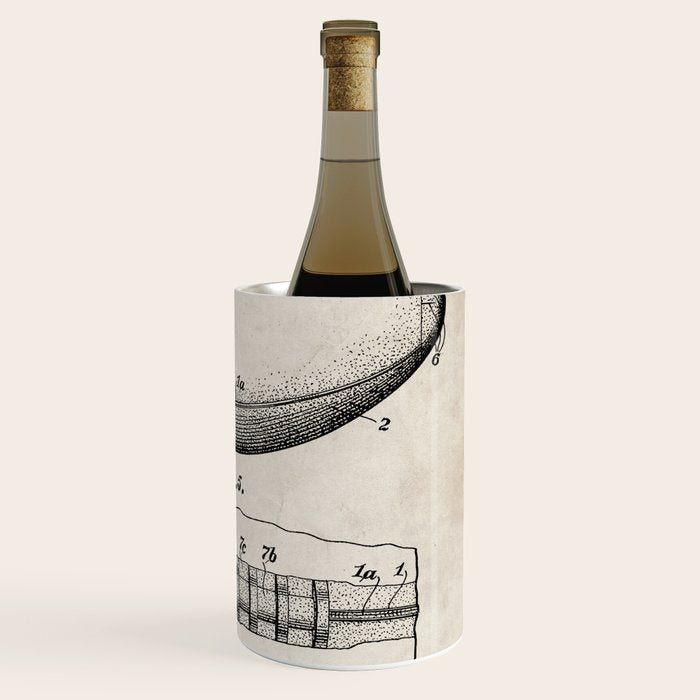 Football Patent - American Football Art - Antique Wine Chiller Gallery Image 3