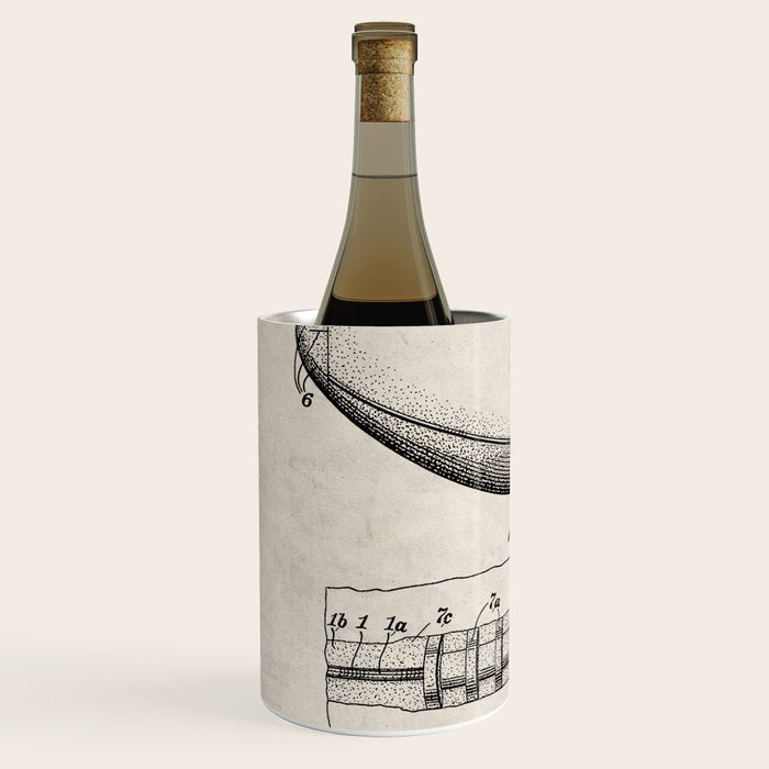 Football Patent - American Football Art - Antique Wine Chiller Gallery Image 2