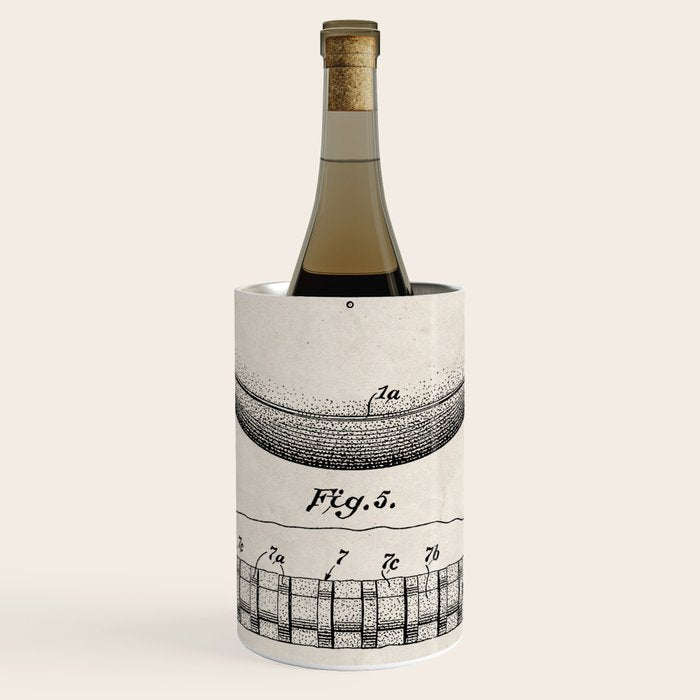 Football Patent - American Football Art - Antique Wine Chiller Gallery Image 1