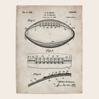 Football Patent - American Football Art - Antique Poster Gallery Image 4