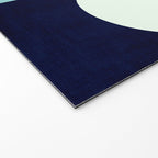 Blue Red White Navy MCM Modern Geometric Artwork Welcome Mat Gallery Image 2